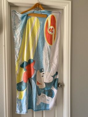 Vintage 90’s Disney Surfer Mickey Mouse Beach Towel